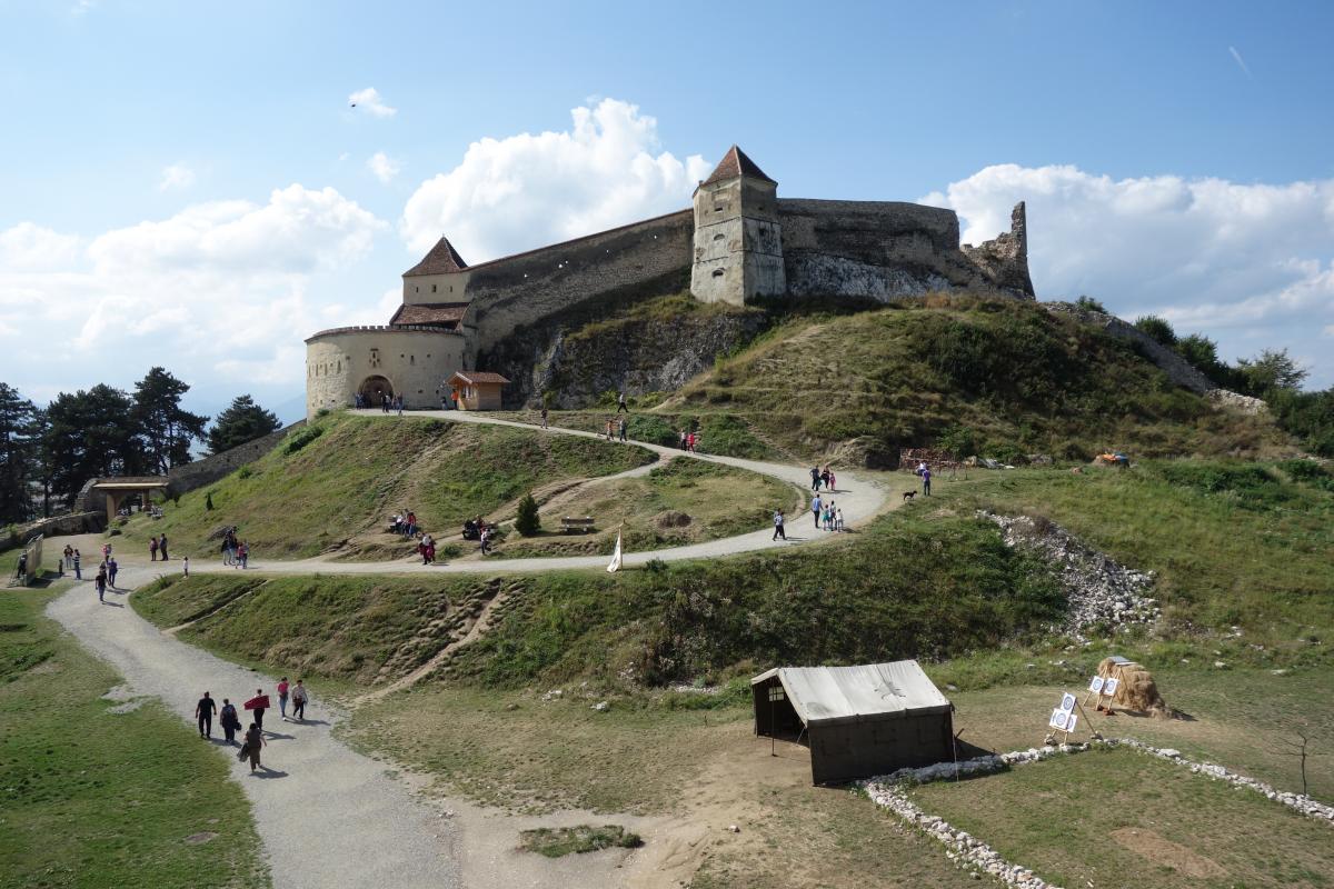 Burgruine von Râșnov  (Rosenau, Siebenbürgen)