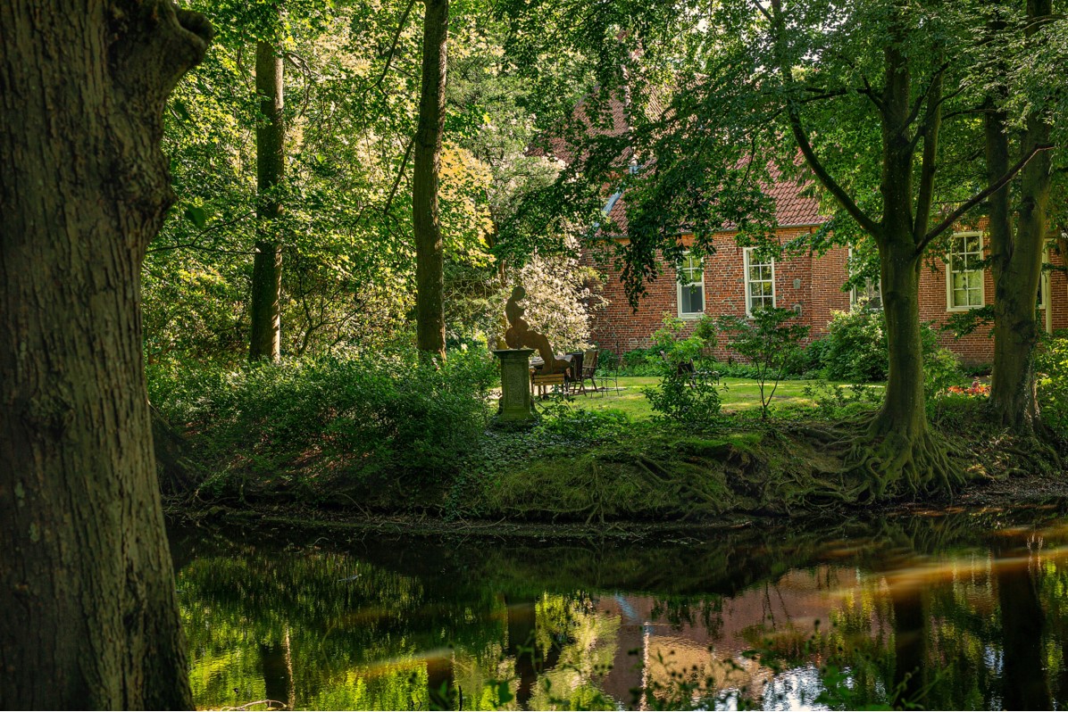 Der Burggraben der Osterburg