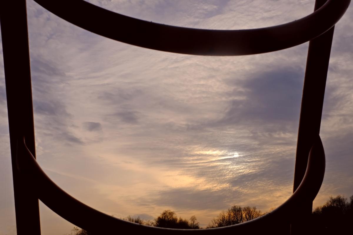 Abendlicht im Durchblick