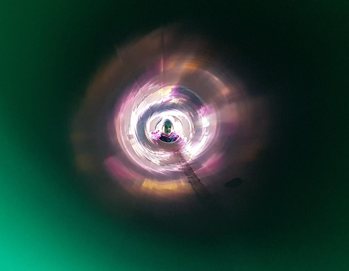 Blick durch den Tunnel