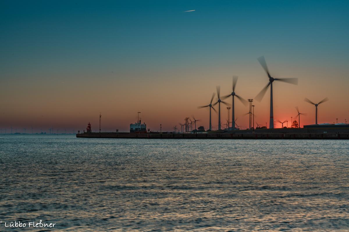 Windmühlen in Bewegung