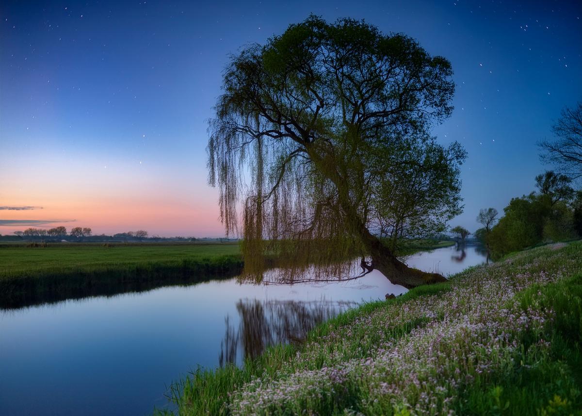 Ostfiesland bei nacht