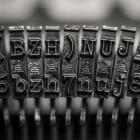 Detail einer Schreibmaschine